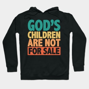 Christian Saying, Gods Children, Faith Motivational Hoodie